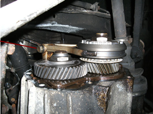Getriebe-Reparatur 5. Gang