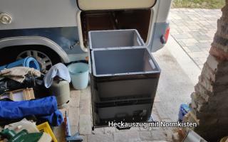 Auszug mit Euro-Boxen